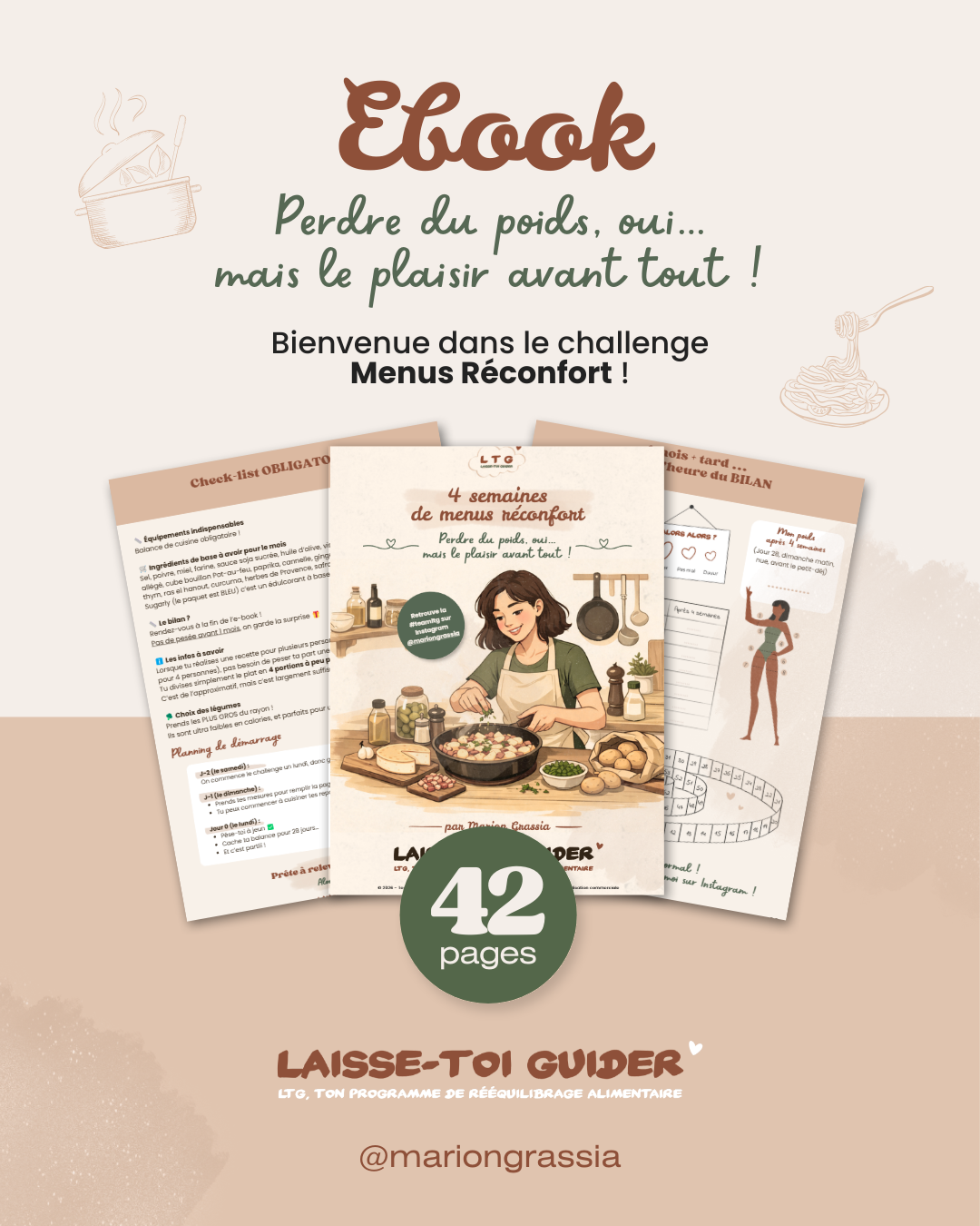 ebook menus réconfort