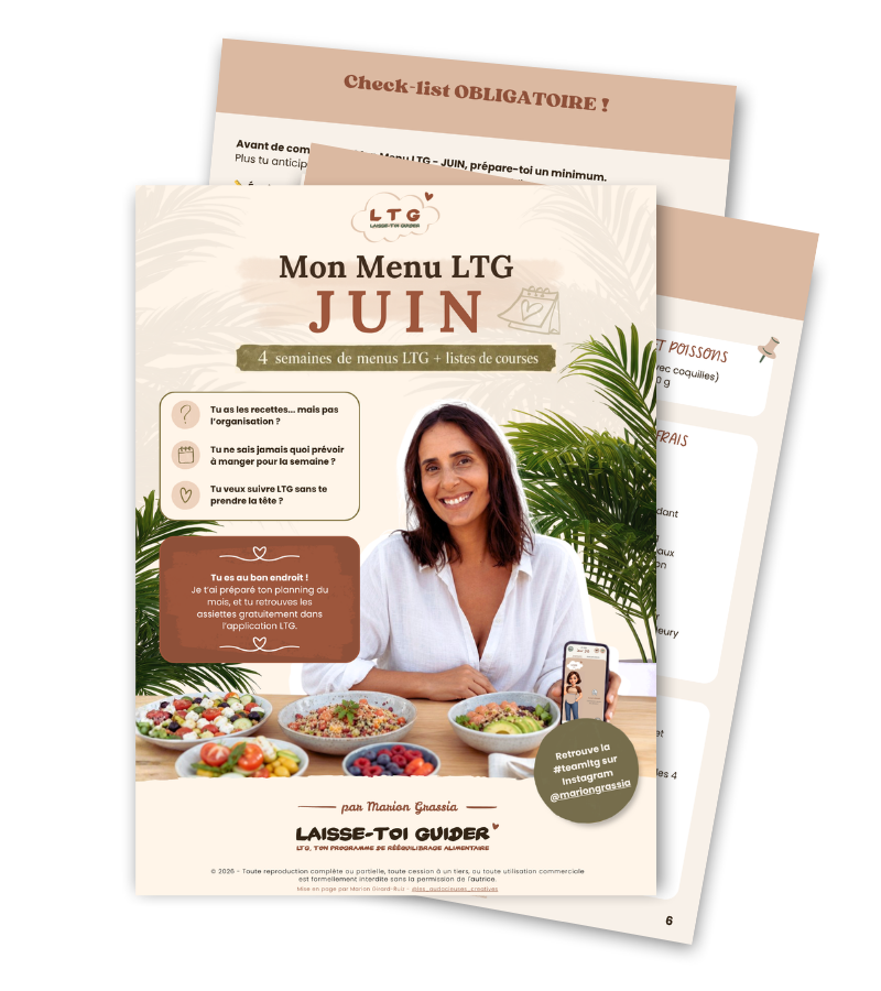 mon menu ltg — juin