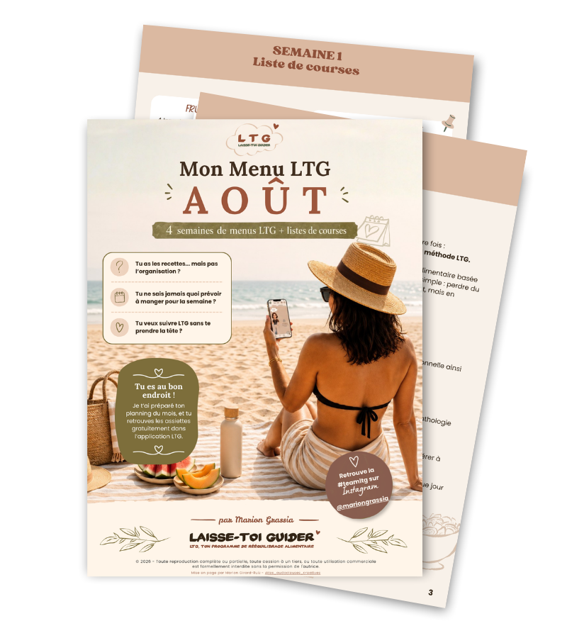 mon menu ltg — aoÛt