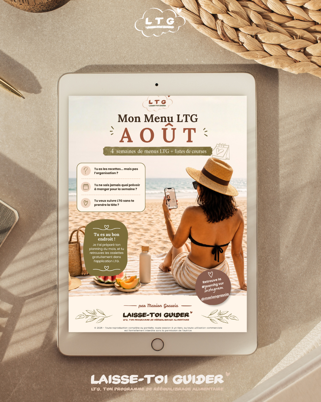 mon menu ltg — aoÛt