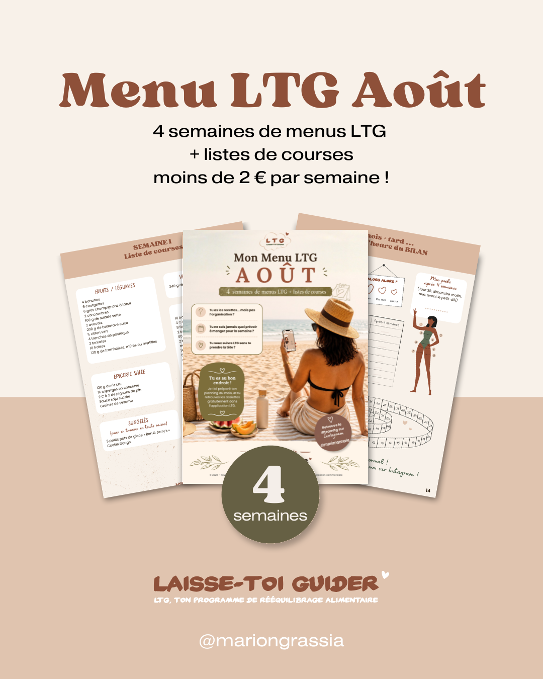 mon menu ltg — aoÛt